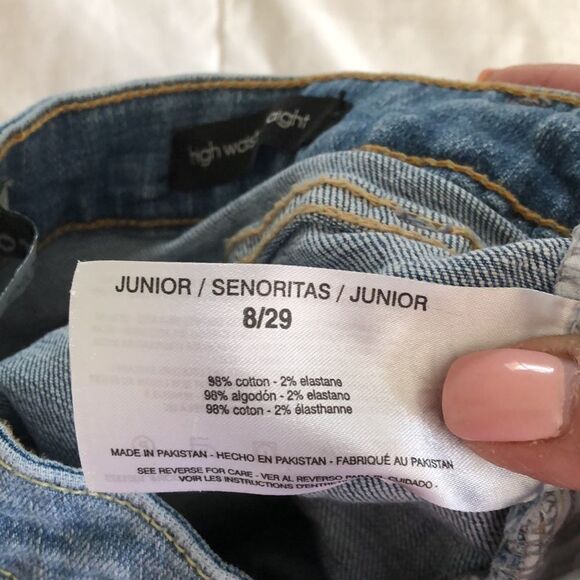 Ella Moss High Waisted Straight Leg Jeans Size 8/29 GUC - Picture 6 of 7